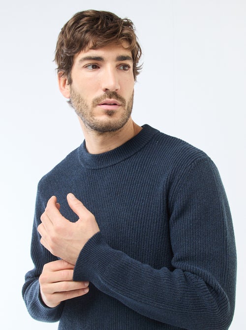 Camisola quente lisa - Kiabi