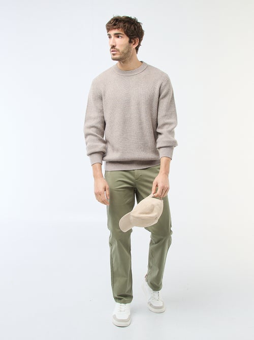 Camisola quente lisa - Kiabi