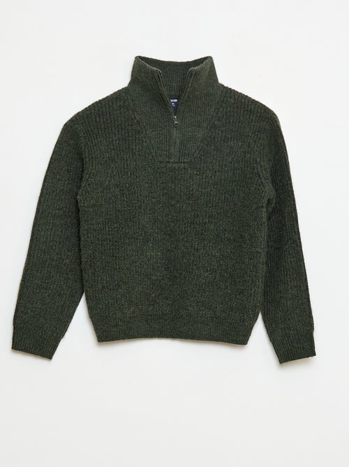 Camisola quente lisa - Kiabi