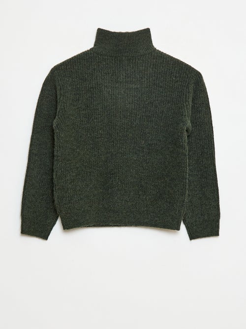 Camisola quente lisa - Kiabi