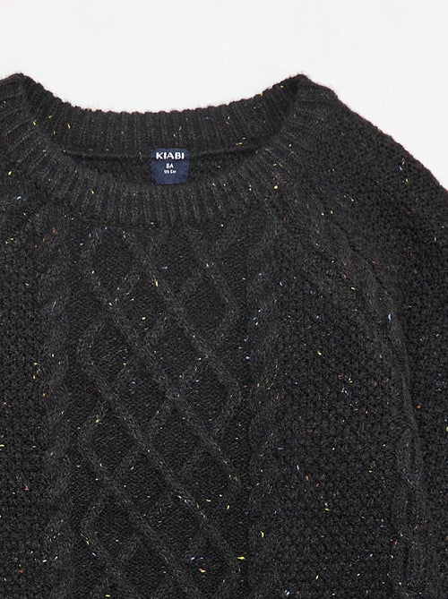 Camisola quente lisa de gola redonda - Kiabi