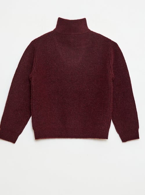 Camisola quente lisa - Kiabi