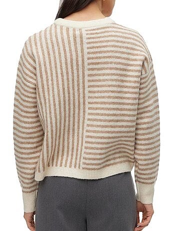 Camisola ranus bege/cru para mulher vero moda