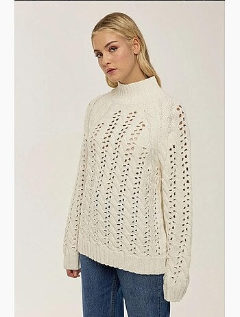 Camisola regular fit com aplicações vazadas hiccup