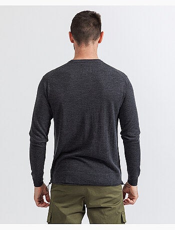 Camisola riding cinzento regular
