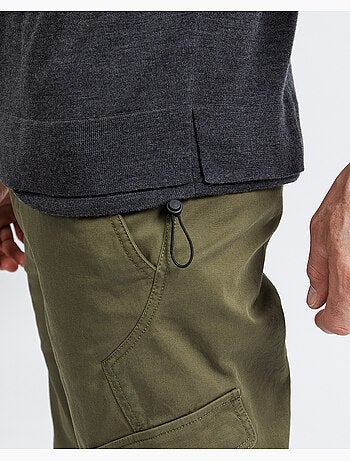 Camisola riding cinzento regular