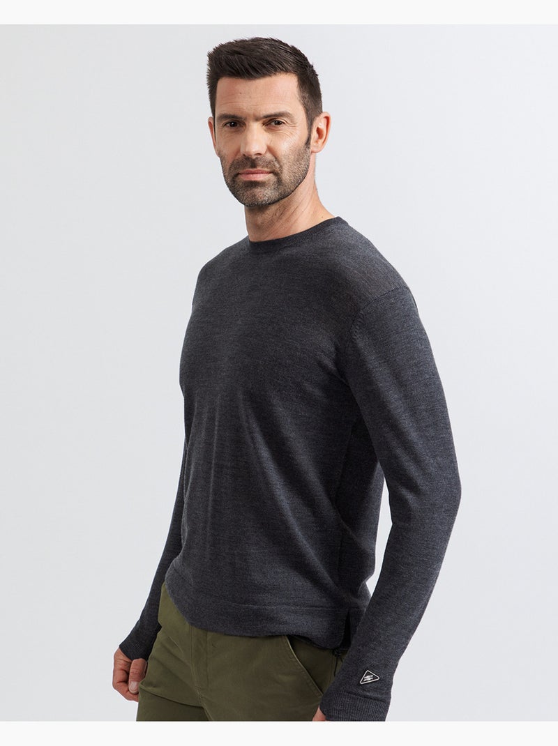 Camisola riding cinzento regular Cinza - Kiabi