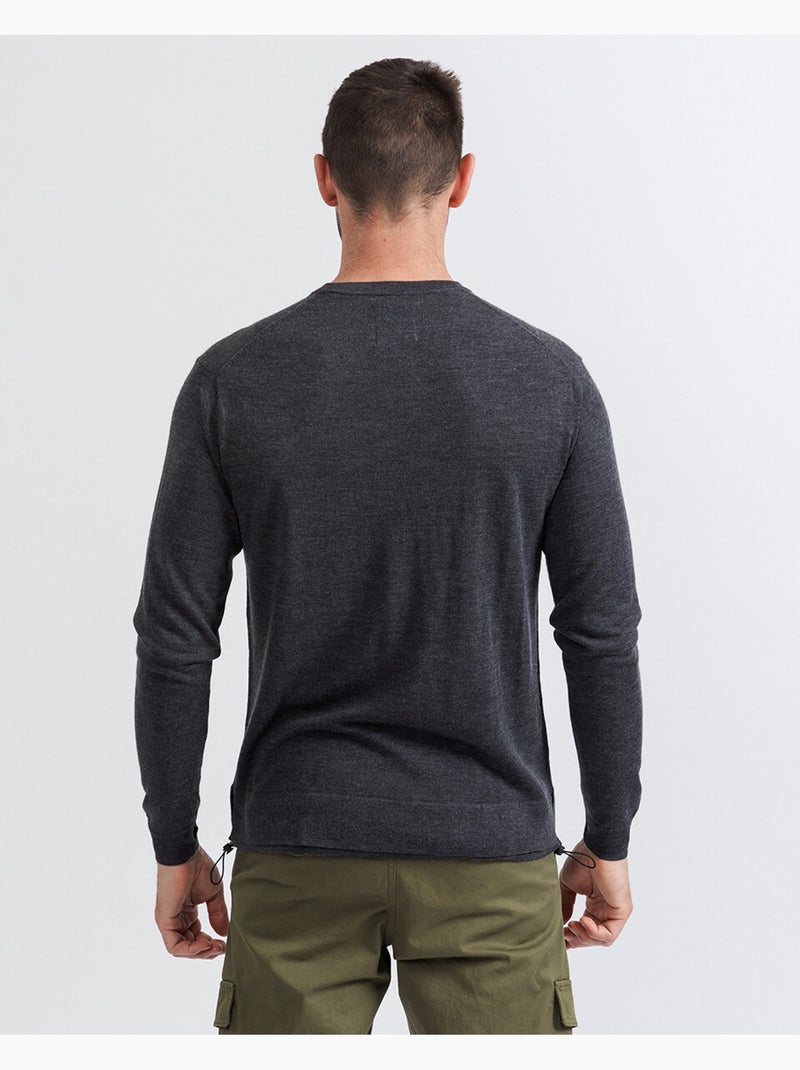Camisola riding cinzento regular Cinza - Kiabi
