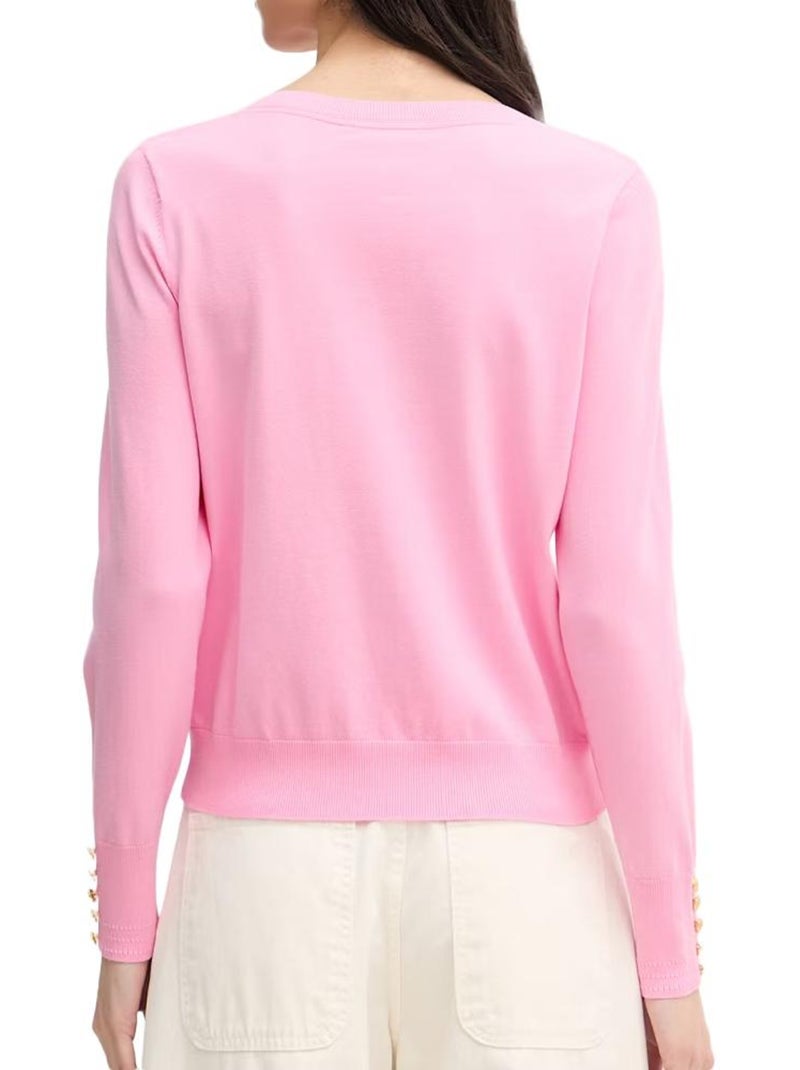 Camisola rosa de mulher tommy hilfiger em jersey Rosa - Kiabi