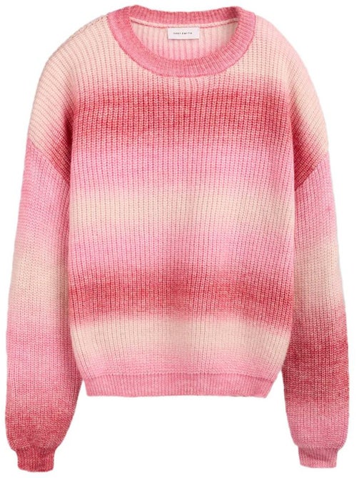 Camisola Rosa Teddy Smith Stripy para Mulher - Kiabi
