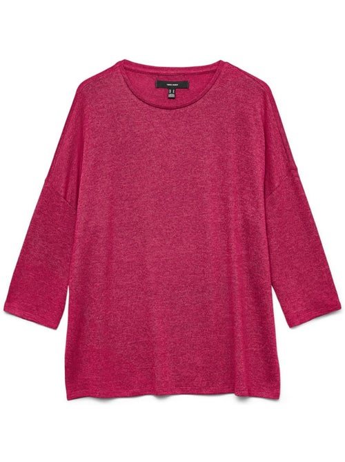 Camisola Rosa Vero Moda Brianna para Mulher - Kiabi Camisola Rosa Vero Moda Brianna para Mulher - Kiabi