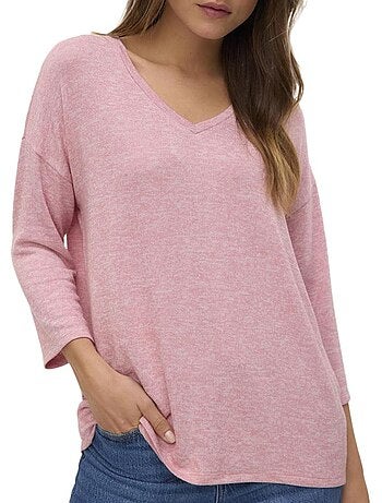 Camisola Bege Mesclado Vero Moda Briannas para Mulher