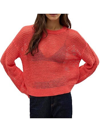 Camisola Vero Moda Madera Bege/Preta para Mulher