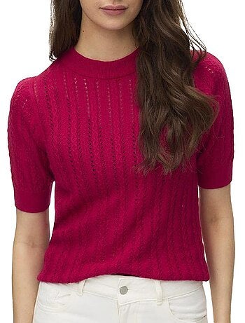 Camisola Rosa Vero Moda Morena para Mulher