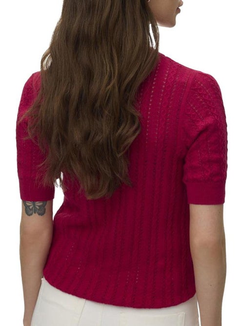 Camisola Rosa Vero Moda Morena para Mulher - Kiabi Camisola Rosa Vero Moda Morena para Mulher - Kiabi