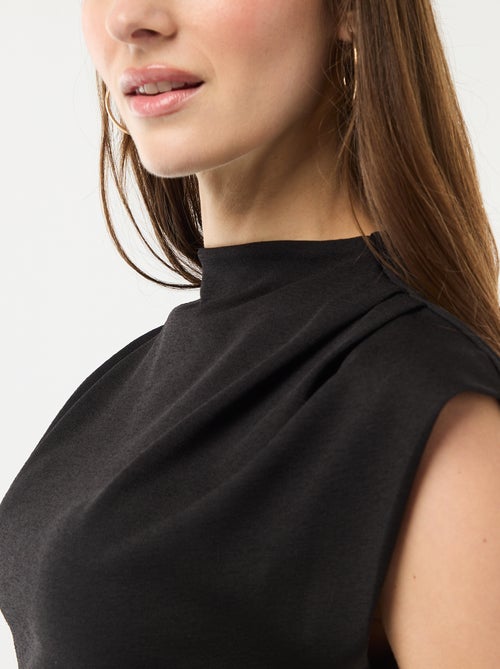 Camisola sem mangas assimétrica - Kiabi