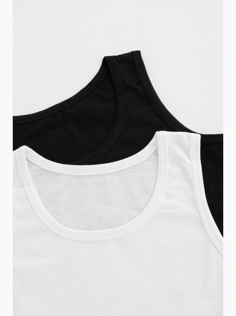 Camisola sem mangas clear menino penti Branco - Kiabi