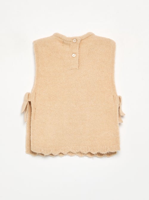 Camisola sem mangas com cachecol amovível - Kiabi Camisola sem mangas com cachecol amovível - Kiabi