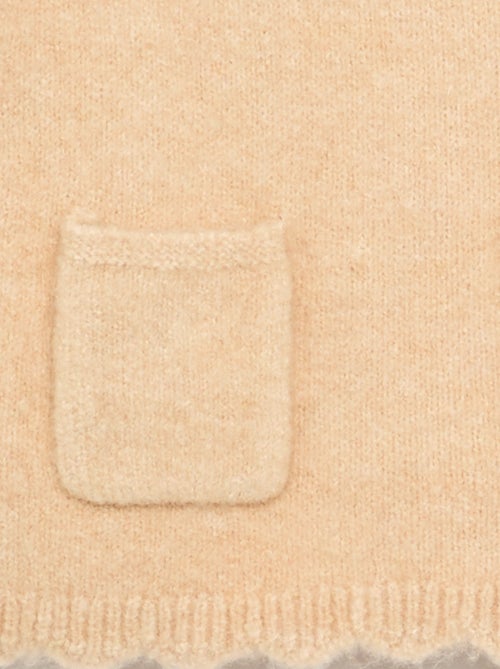 Camisola sem mangas com cachecol amovível - Kiabi Camisola sem mangas com cachecol amovível - Kiabi