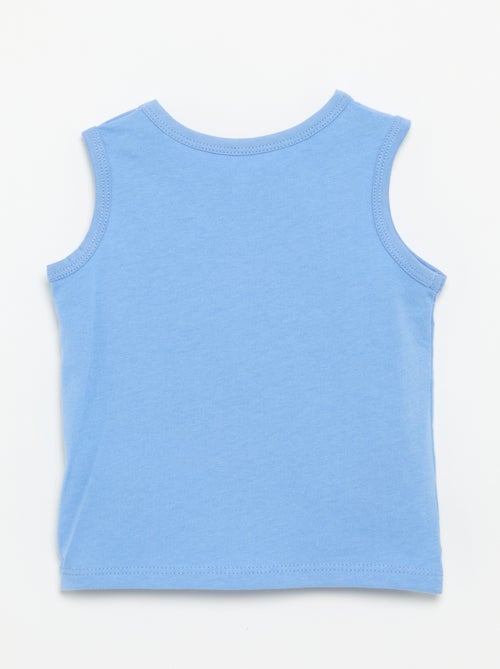 Camisola sem mangas com "patch" no peito - Kiabi Camisola sem mangas com "patch" no peito - Kiabi