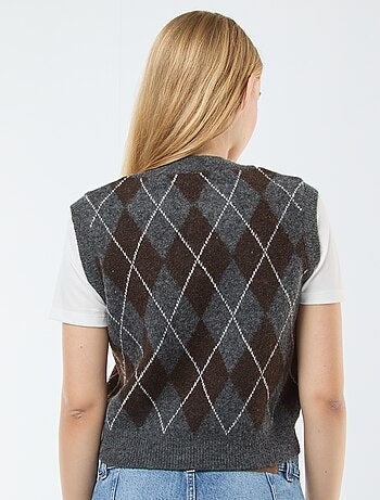 Camisola sem mangas com t-shirt 2 em 1