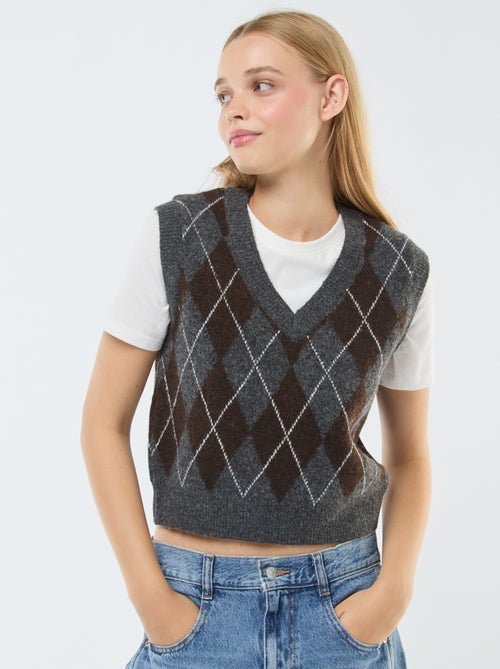 Camisola sem mangas com t-shirt 2 em 1 - Kiabi