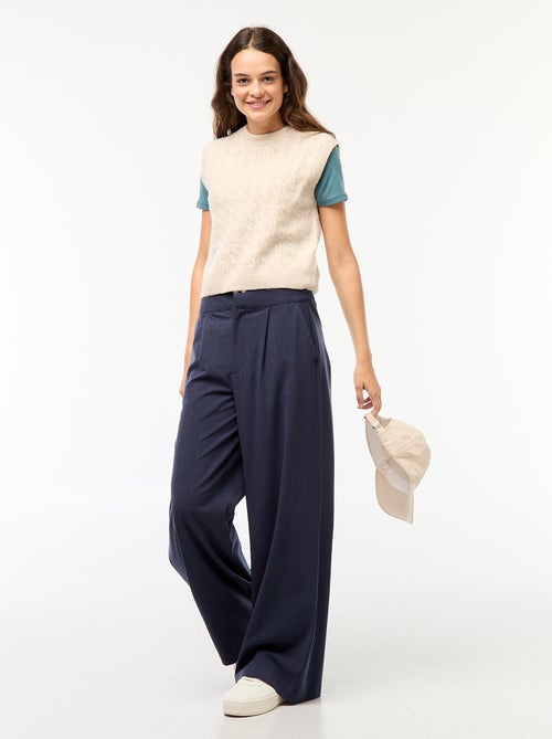 Camisola sem mangas com torcidos - Kiabi