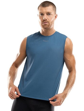 Camisola sem mangas de corrida para homem