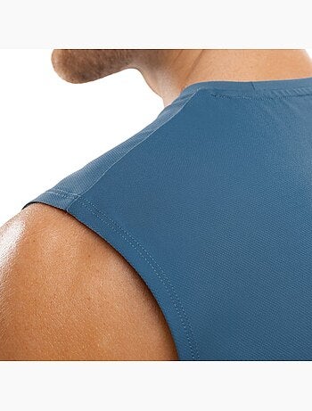Camisola sem mangas de corrida para homem