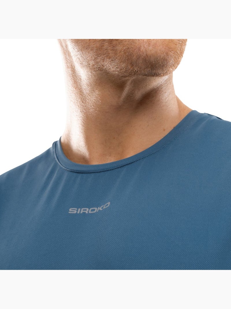Camisola sem mangas de corrida para homem Azul - Kiabi