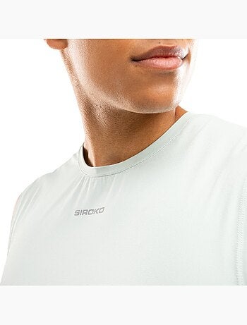 Camisola sem mangas de corrida para homem