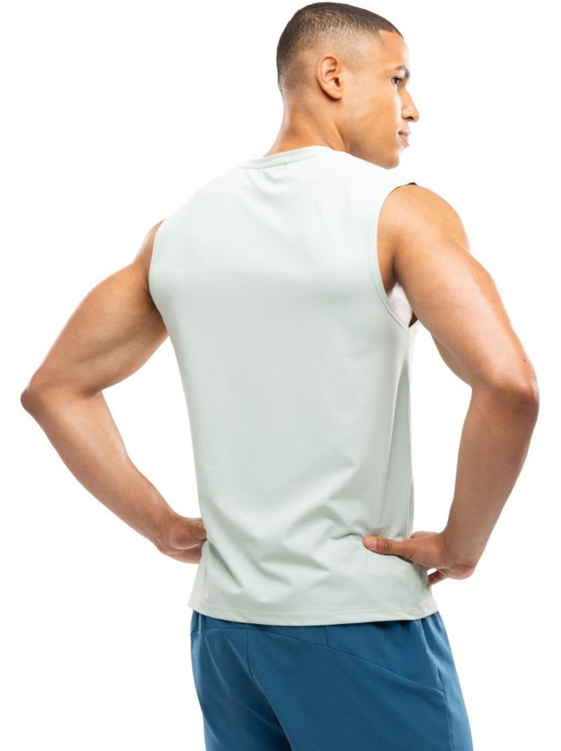 Camisola sem mangas de corrida para homem Verde - Kiabi