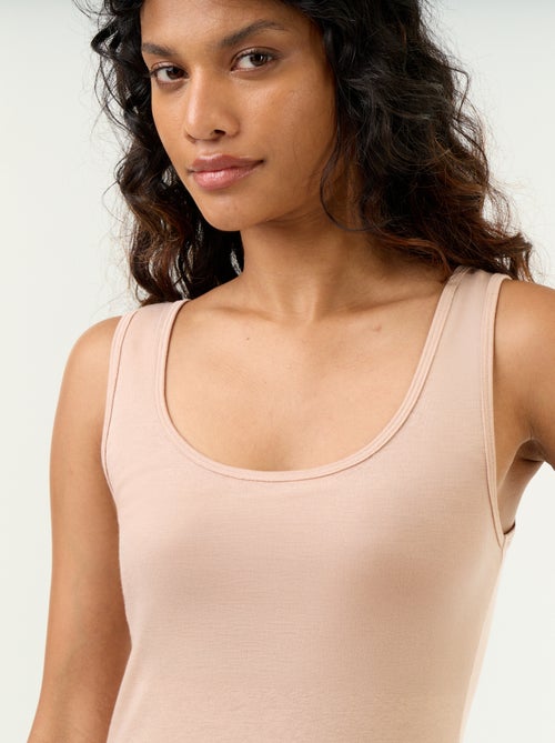 Camisola sem mangas de lã mesclada - Kiabi