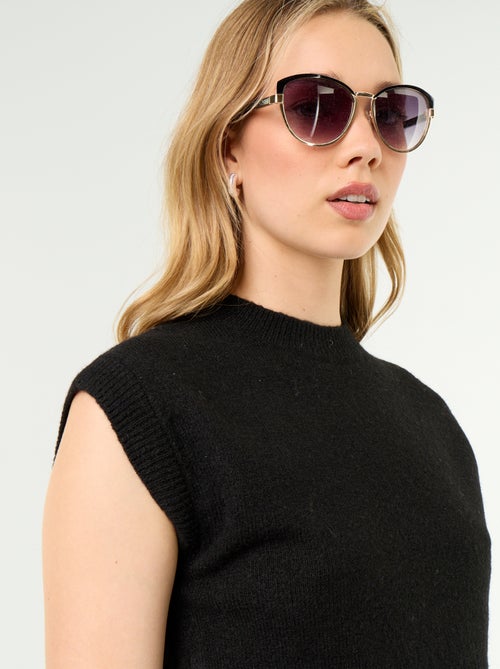 Camisola sem mangas de malha grossa - Kiabi Camisola sem mangas de malha grossa - Kiabi