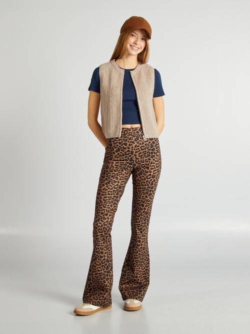 Camisola sem mangas de malha suave - Kiabi