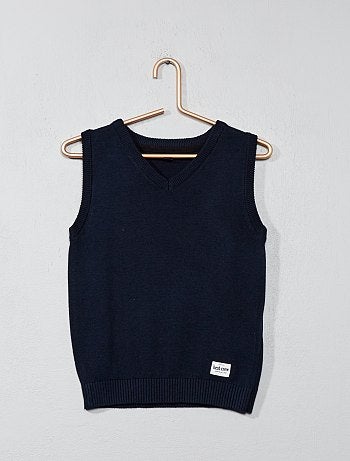 Camisola sem mangas decote em V - Kiabi