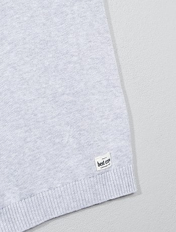 Camisola sem mangas decote em V - Kiabi