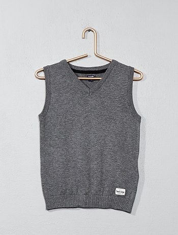 Camisola sem mangas decote em V - Kiabi