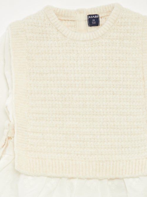 Camisola sem mangas e blusa 2 em 1 - Kiabi