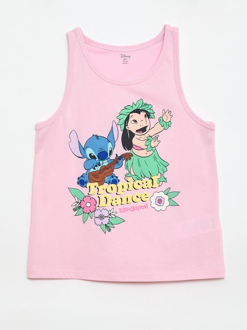 Camisola sem mangas 'Stitch' 'Disney' estampada - Kiabi