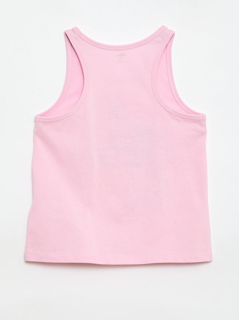 Camisola sem mangas 'Stitch' 'Disney' estampada Rosa - Kiabi