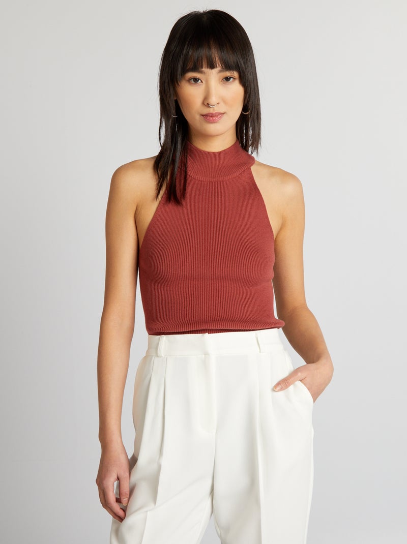 Camisola sem mangas VERMELHO - Kiabi