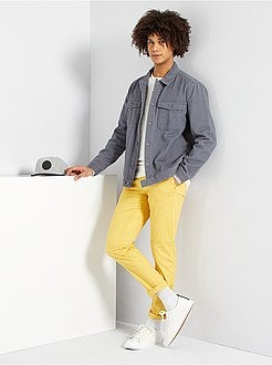 Camisola slim com gola tunisina - Kiabi