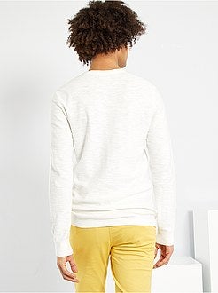 Camisola slim com gola tunisina - Kiabi