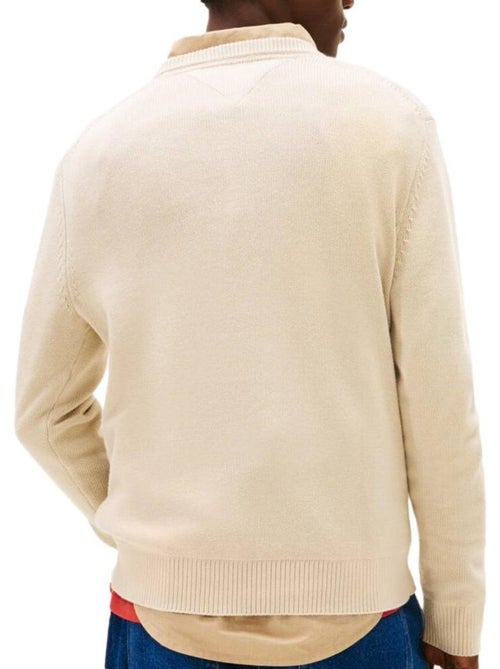 Camisola slim fit bege para homem tommy hilfiger - Kiabi Camisola slim fit bege para homem tommy hilfiger - Kiabi