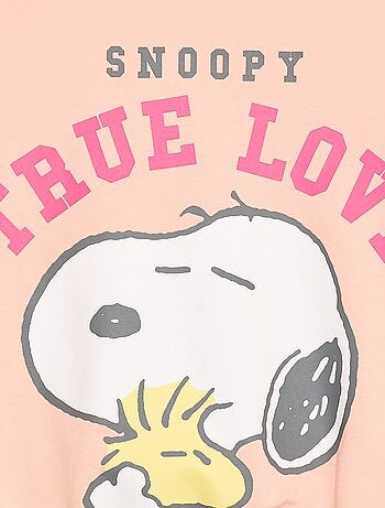 Camisola 'Snoopy' de mangas compridas