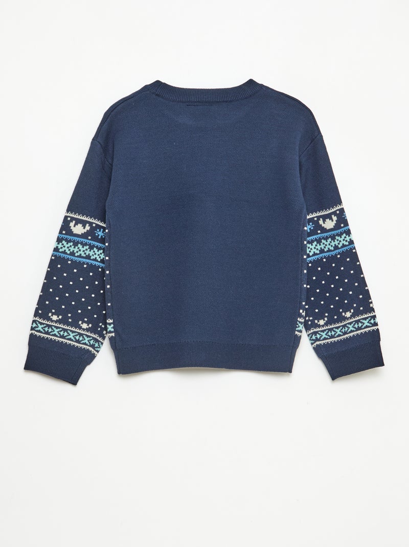 Camisola 'Stitch' 'Disney' Natal Azul - Kiabi