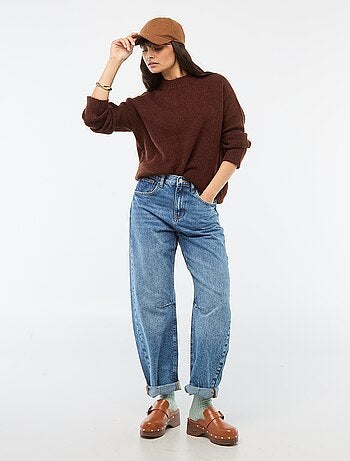 Camisola Suave em Mohair e Lã