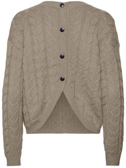Camisola Taupe Vero Moda Tilda para Mulher - Kiabi