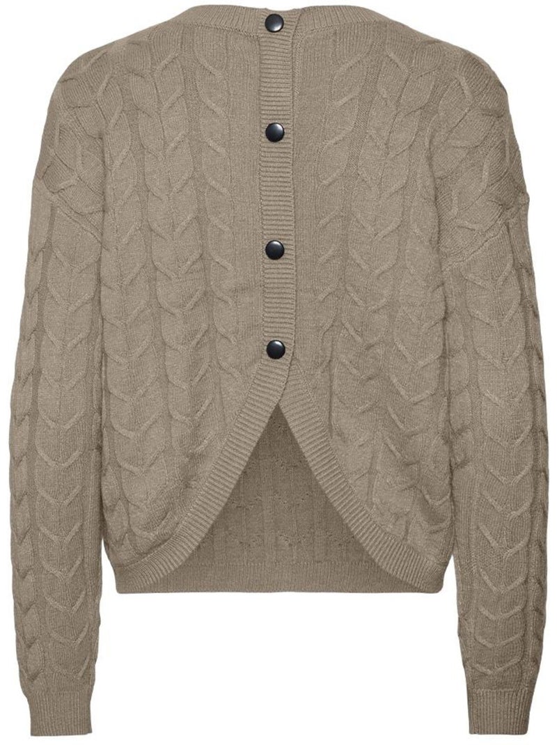 Camisola Taupe Vero Moda Tilda para Mulher Castanho-capuccino - Kiabi